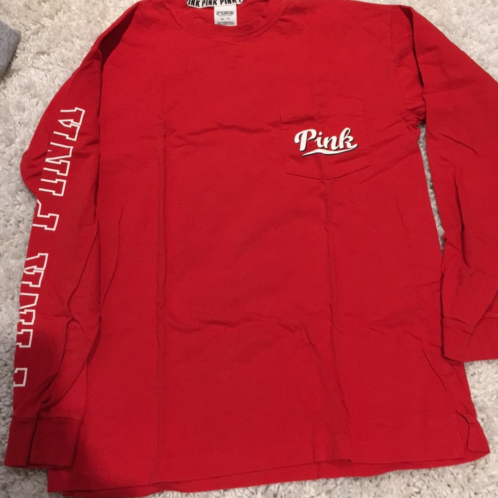 Long sleeve pink shirt